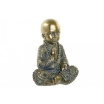 Szerzetes figura régies aranyozott 17x13,6x21,8cm