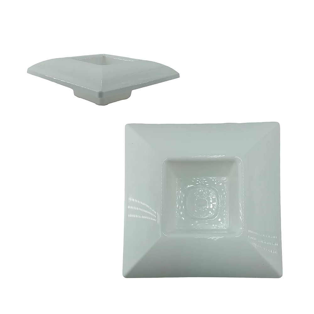 Tál plasztik ezüst 17/7x17/7x 5,5cm Cordoba