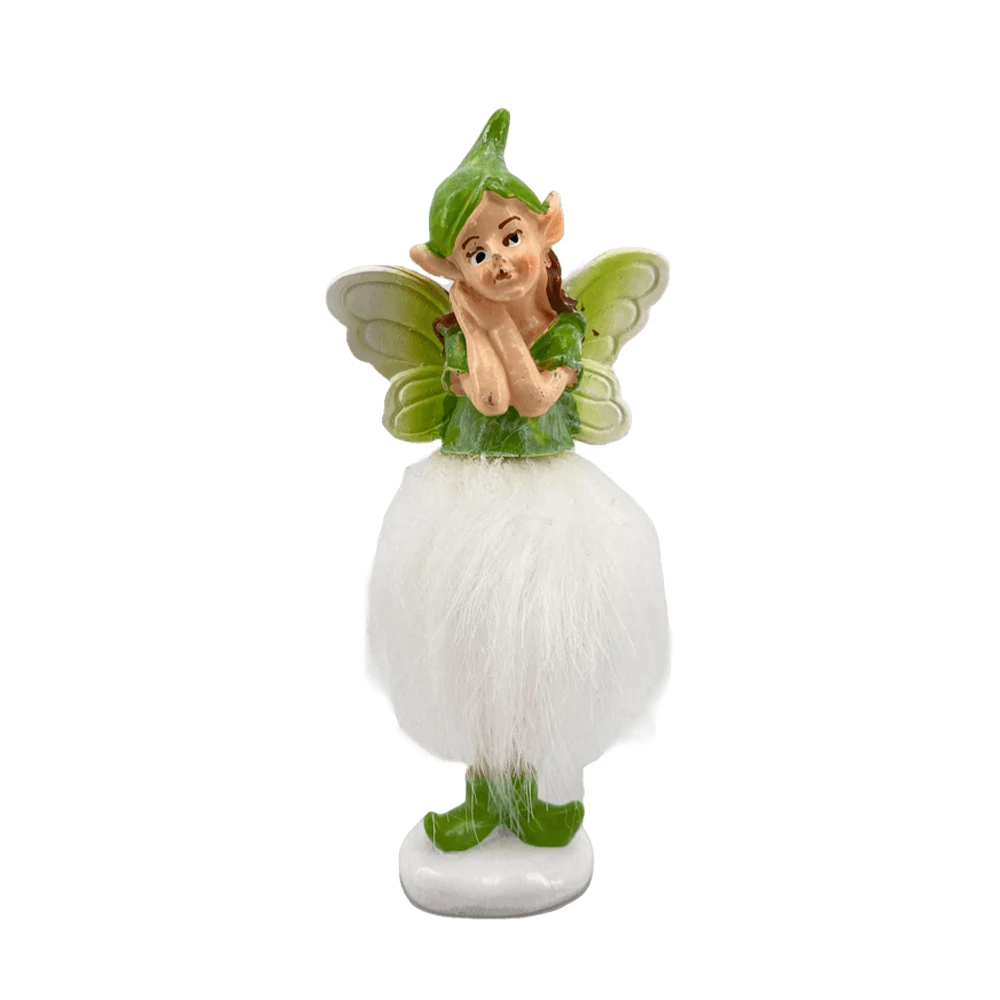 Tündér figura 13cm  zöld