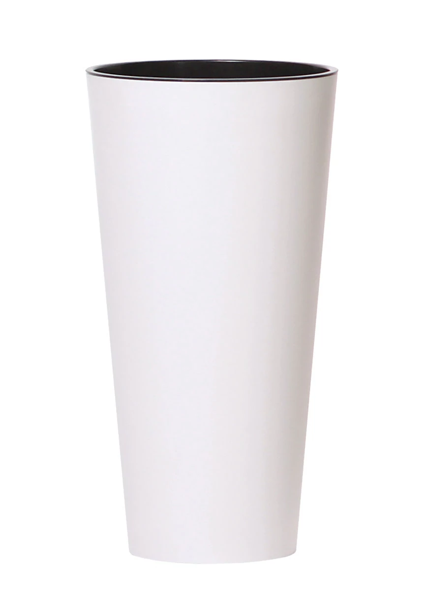 Virágcserép 300 mm Fehér Tubus slim Prosperplast