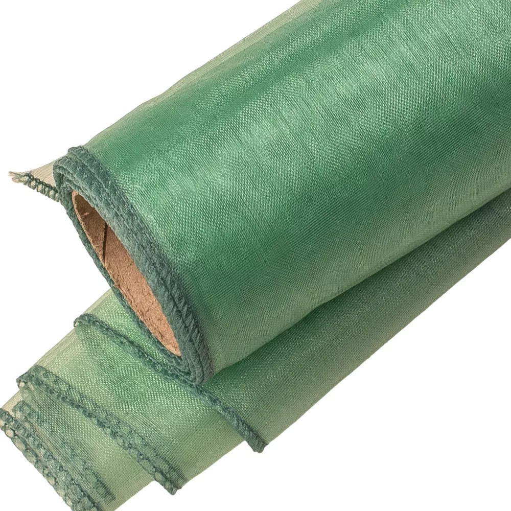 Organza 20cm x 8.2m - Vintage zöld